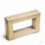 Table console, canapé d'entrée en bois rustique 47 po avec rangement Farmhouse