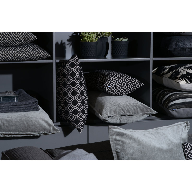 Geometric Square Cushion