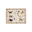 Tapis pour salle de bain à imprimé floral Lovely, 16 x 24