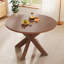 Table de salle à manger ronde, table de cuisine de ferme moderne, cerisier