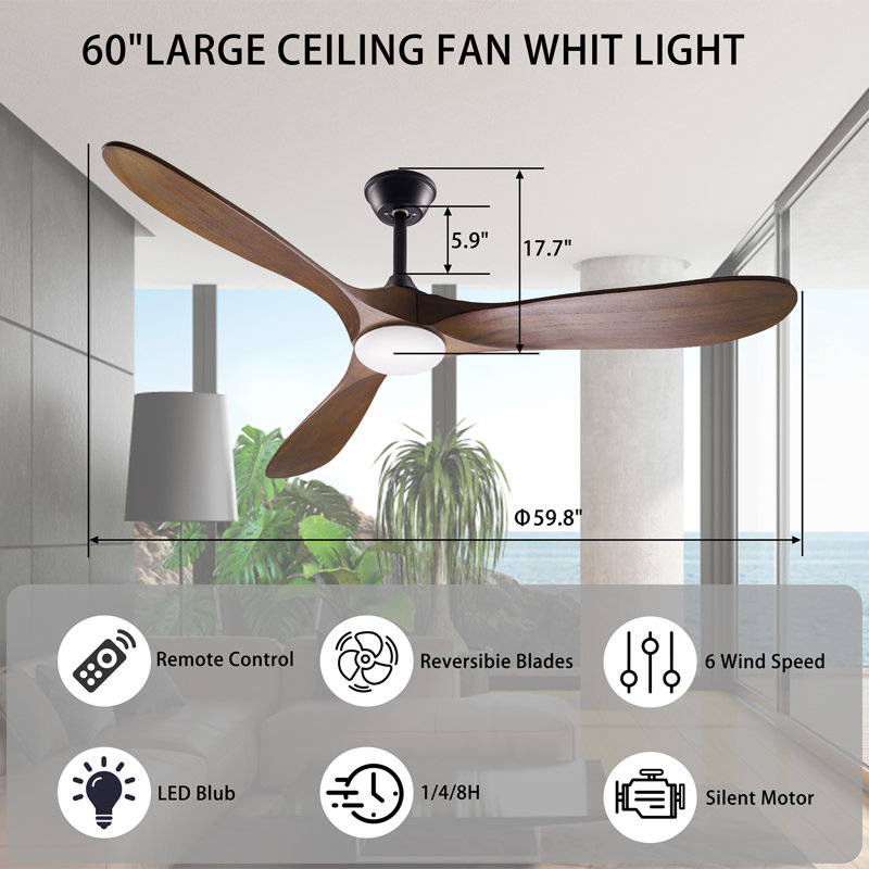 Ceiling Fan with LED Lights