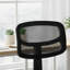 Chaise de bureau en filet noir pour adolescents et adultes