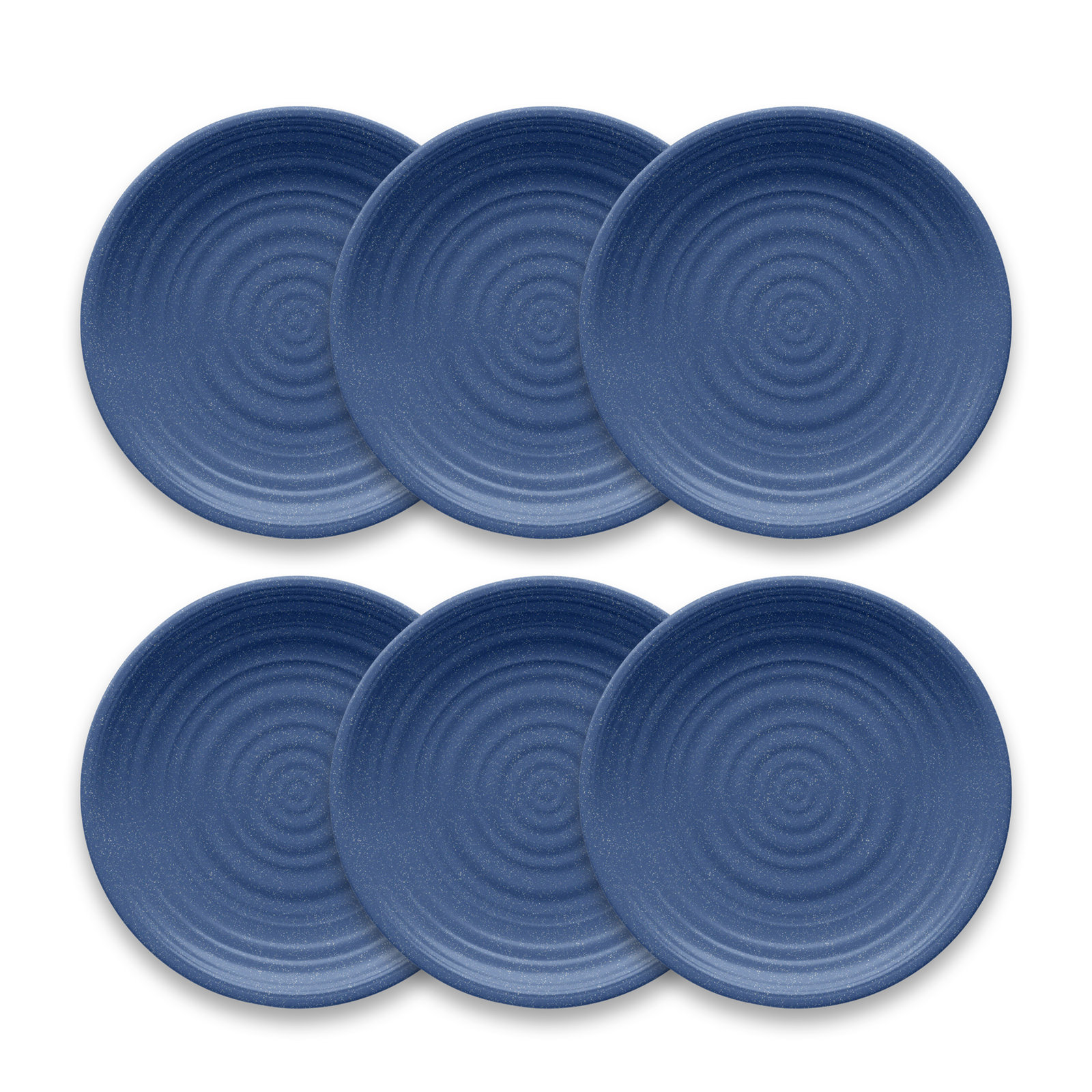 Denver Melamine Dinner Plate, Indigo