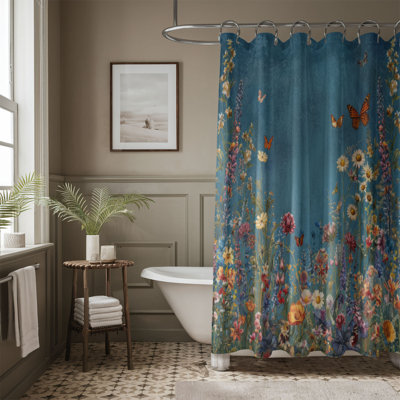 Meadow Flora - Premium Shower Curtain