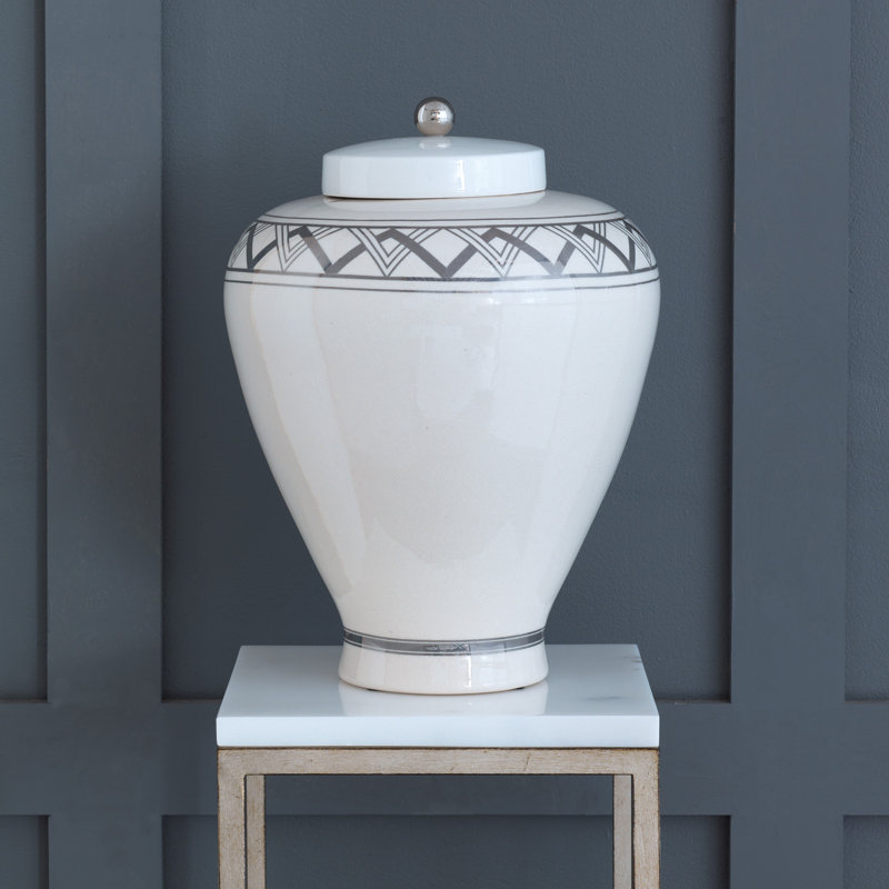 Pot de rangement Carlyle, Crème