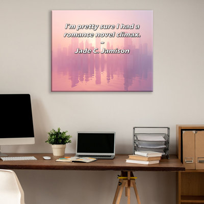 Artsy Quote By Jade C. Jamison Gallery Wrapped Canvas