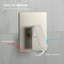 Dual Function Complete Shower System with Rough in-Valve-94326782