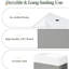 Meuble-lavabo gris 18,6 po avec planche et lavabo en céramique, tablette incluse-1142543135