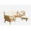 Lagos Outdoor 6 - Piece Conversation Set