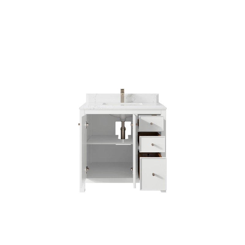 Meuble-lavabo simple avec plateau Chicago 36, Empira