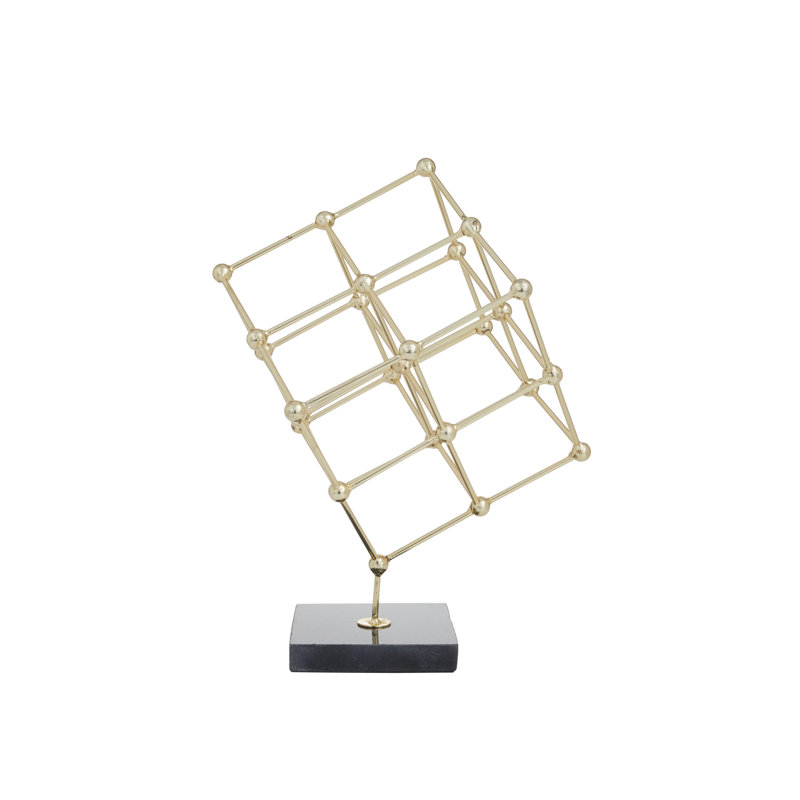 Pickell Abstract Figurines & Sculptures, Gold