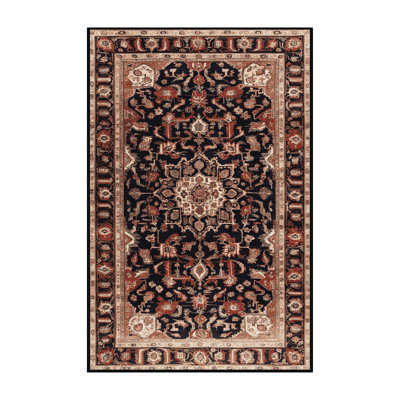 Tapis brun lavable à la machine