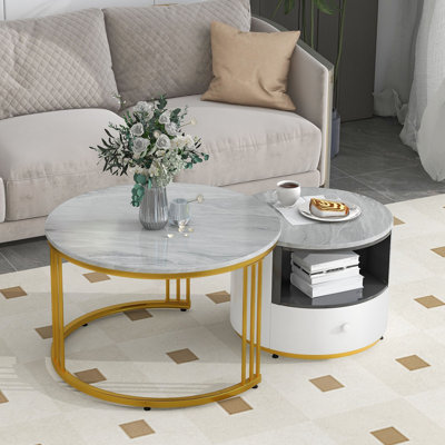 Aloisius Frame Coffee Table with Storage