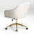 Farrah Tufted Velvet Upholstered Desk Chair-101215813