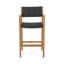 Tabouret en osier et bois Genesee