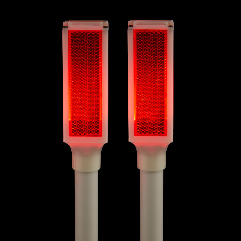 White Solar Powered Integrated LED Pathway Light Pack