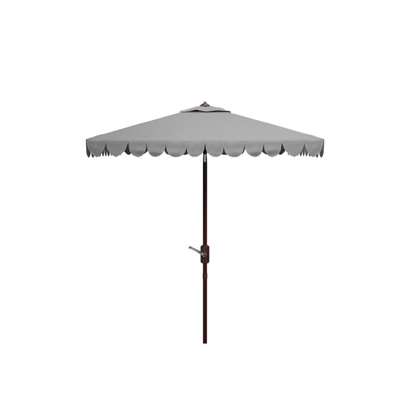 Parasol de plage 7,5 pi Teo, Gris