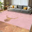 Tapis d'intérieur doré à motif de cerfs confettis lavable à la machine-133685361