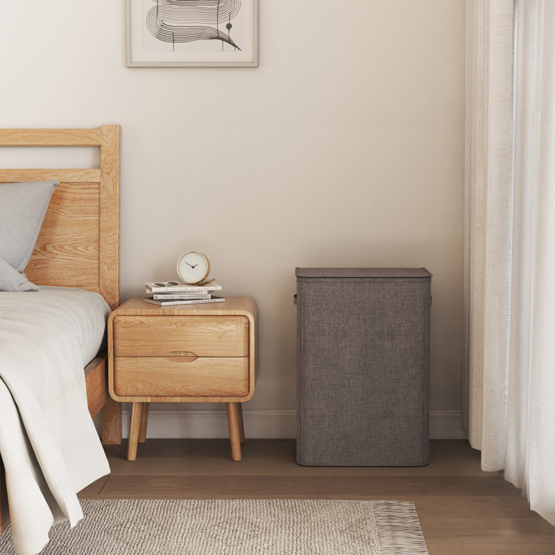 Laundry Hamper And Waste Basket Set