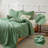 100% Cotton Waffle Weaving Comforter Set Bedding Set-115357195-115357190