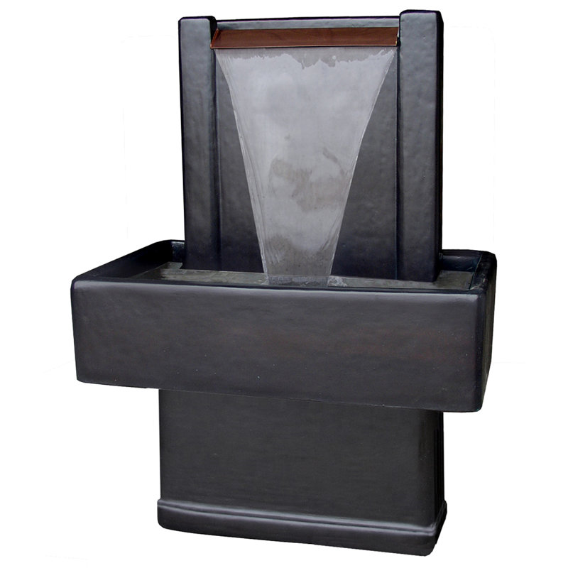 Del Mar Fountain, 56" H x 40"W x 24"D, Chestnut