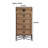 Retro Simple Do Old Iron Solid Wood Accent Cabinet
