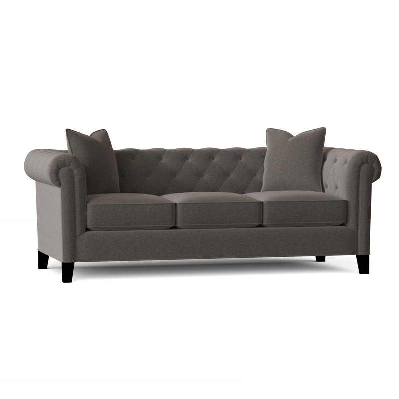 Caspar 82'' Upholstered Sofa, Thrillist Graphite Sustain®