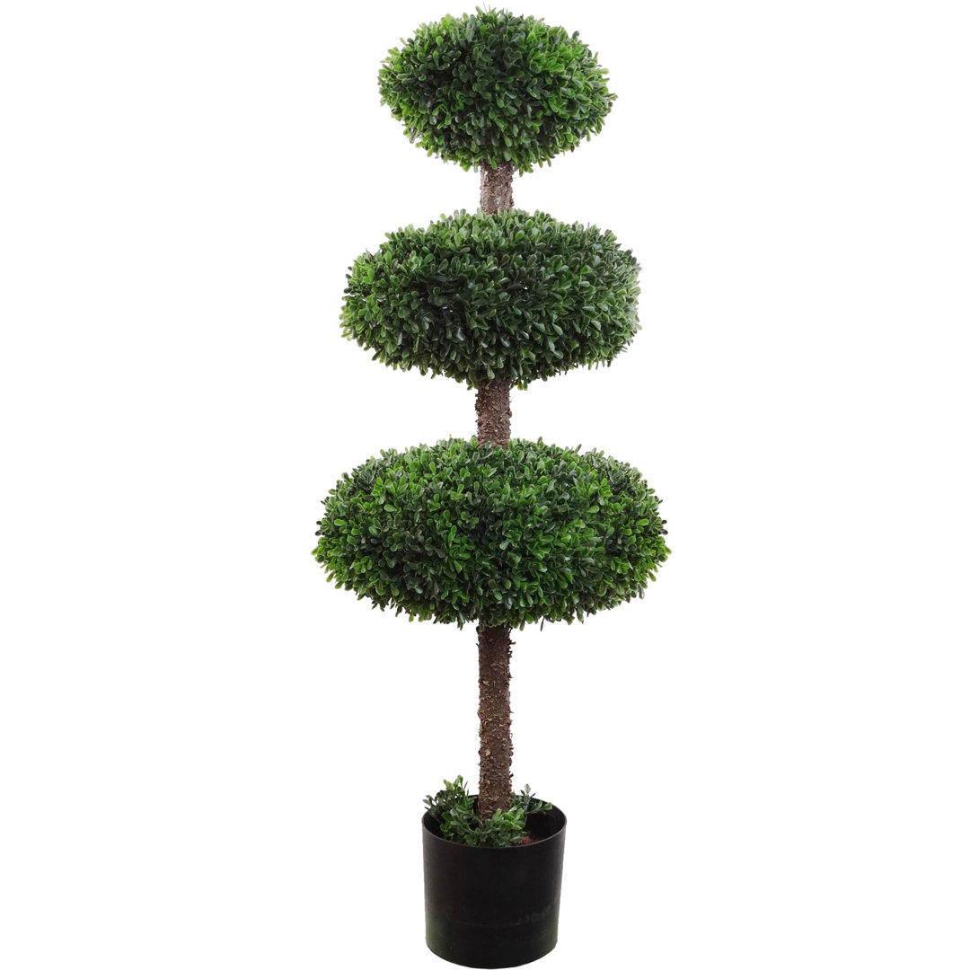 Realistic Artificial Boxwood Topiary in Pot Primrue