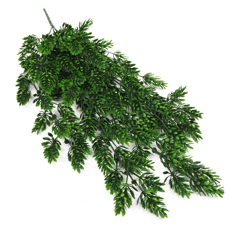 Multipack Hanging Plants Fire / UV Resistant 128cm Faux Fern Plant