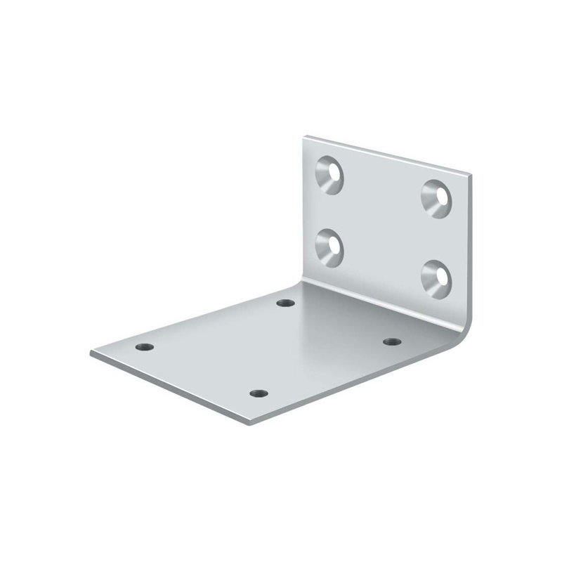 Solid Brass Jamb Bracket S.B, Polished Chrome
