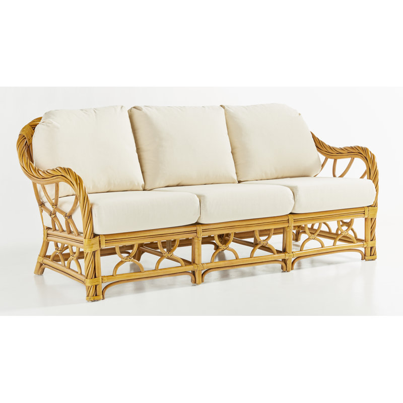Galindo Upholstered 73'' Sofa, Canvas Canvas Sunbrella® Canvas