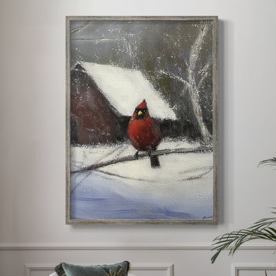«Christmas Holiday Art CDXLVII», reproduction d'art encadrée - bois massif