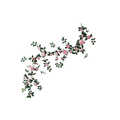  Guirlande artificielle de 180 cm avec vignes suspendues avec feuilles vertes