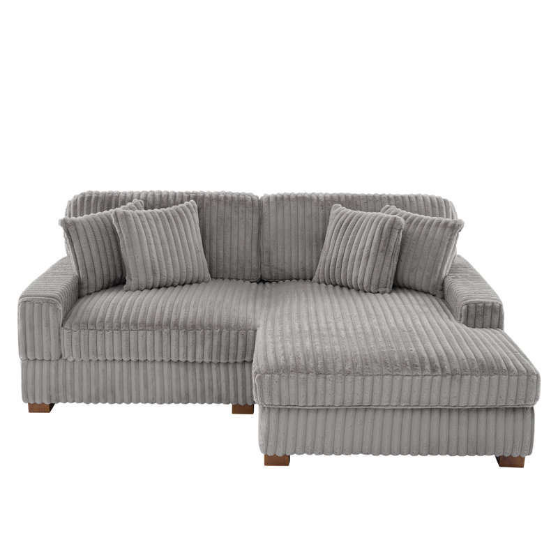 Modular Corner Sofa, Light Grey