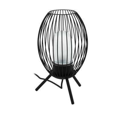 Chenery Black 41Cm H Plug-in Outdoor Table Lamp