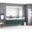 Miroir de salle de bain 84 po x 48 po avec lumières à DEL et anti-brouillard, avant et rétroéclairage à intensité variable, 3 couleurs, mémoire, incomparable pour la fonction de maquillage quotidien, rétro-éclairage, couleurs, merveilleux régulier