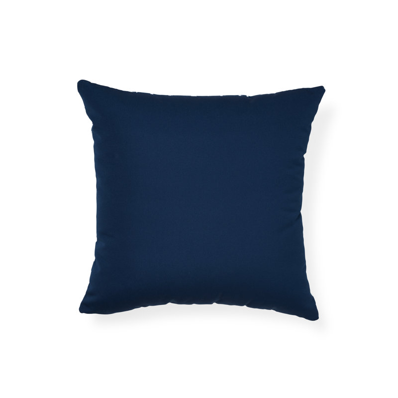 Iconic Leopard I/O Pillow, Navy