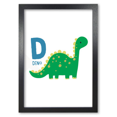 Alphabet Animals, D Is For Dino - Print
