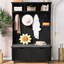 Hall Tree with Storage Bench-1313782654