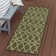 Tapis géométrique vert