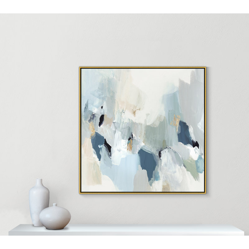 Little Talks " Little Talks II " by Isabelle Z, Gold Framed Canvas, 46.5" H x 46.5" W x 2" D