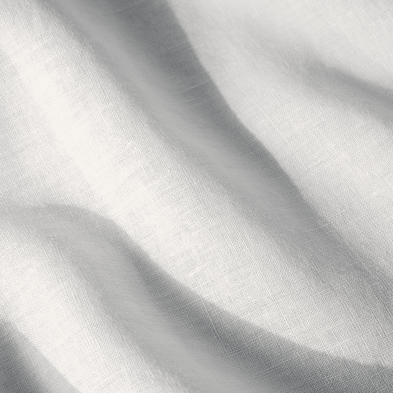 100% Linen Sheet Set, Twin Extra Long Sheet Set with 1 Pillowcase, Glacier Gray