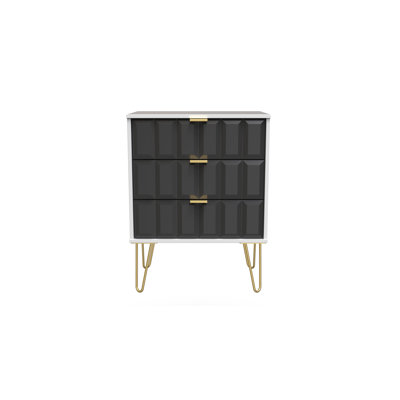 Allem 3 Drawer Chest (Ready Assembled)