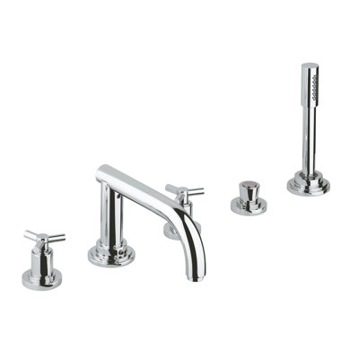 Garniture de robinet de baignoire romaine à fixation sur le plateau Atrio®