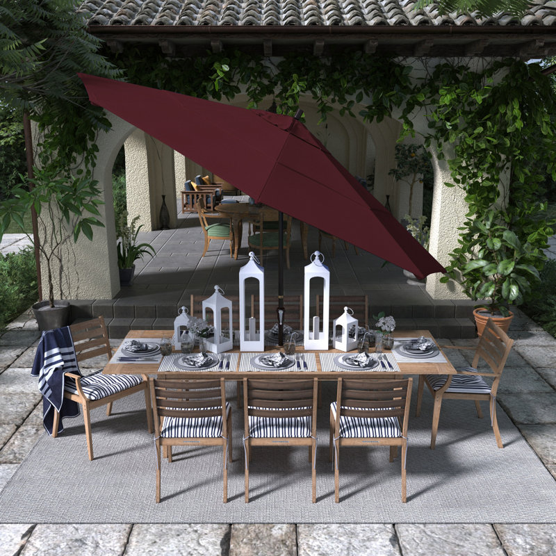 Parasol Pharyn 132, Bourgogne performance toile