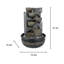 Chermaine Weather Resistant Cascade Fountain with Light-1217744685