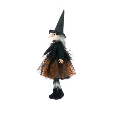 «Happy Witch» orange (lot de 4)