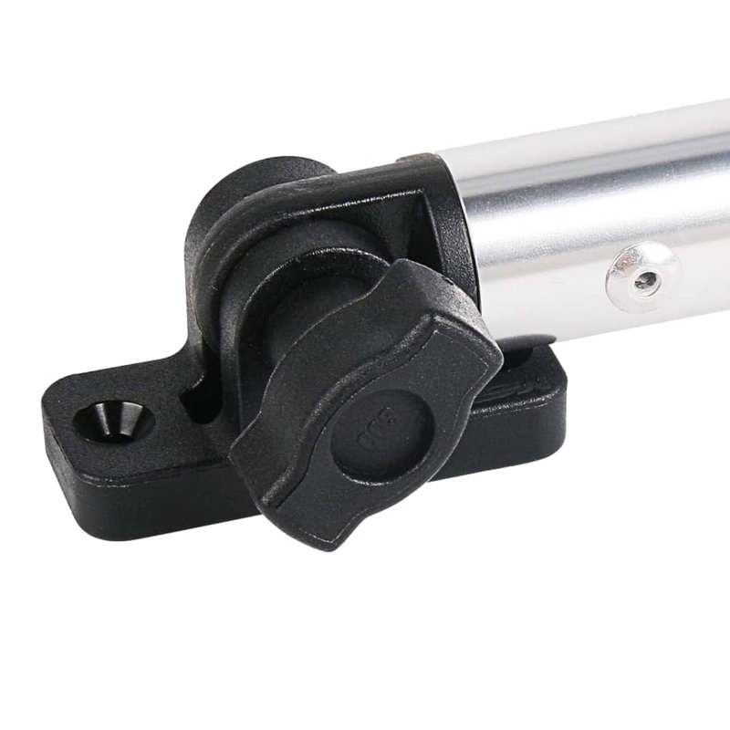 Quincaillerie pour auvent en aluminium noir VidaXL