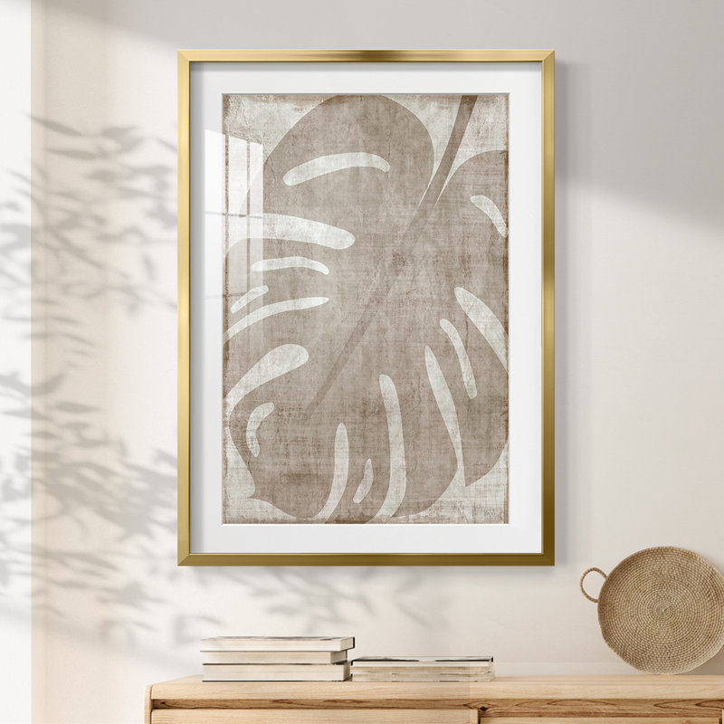 Siesta Key - Toile tendue avec châssis, H 25,5 po x l 17,5 po, Doré