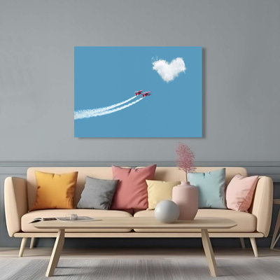 Sky's the Limit 1 Piece Wrapped Canvas Wall Art